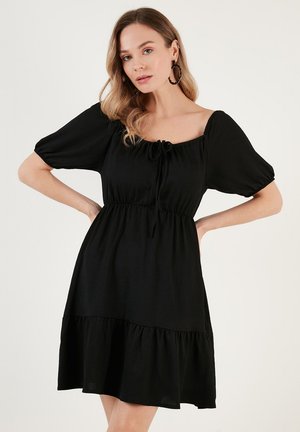 REGULAR FIT - Day dress - black