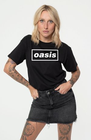 Paradiso Clothing DECCA BAND LOGO - Print T-shirt - black