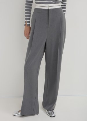 Calliope CON PINCES - Pantalon classique - grigio