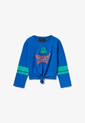 WITH STRANGER THINGS KNOT - T-shirt à manches longues - blue