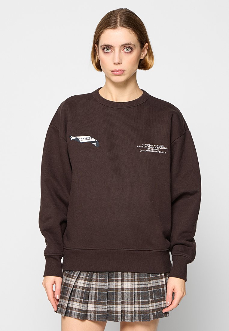 closed Sweater donkerbruin