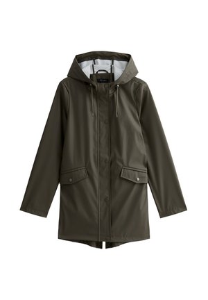 UNLINED SHOWER RESISTANT RAIN - Parka - khaki