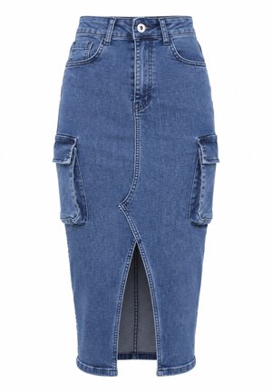 GIRL VIVI, GIRL VIVI ROCK CARGO-ROCK - Falda de tubo - blau