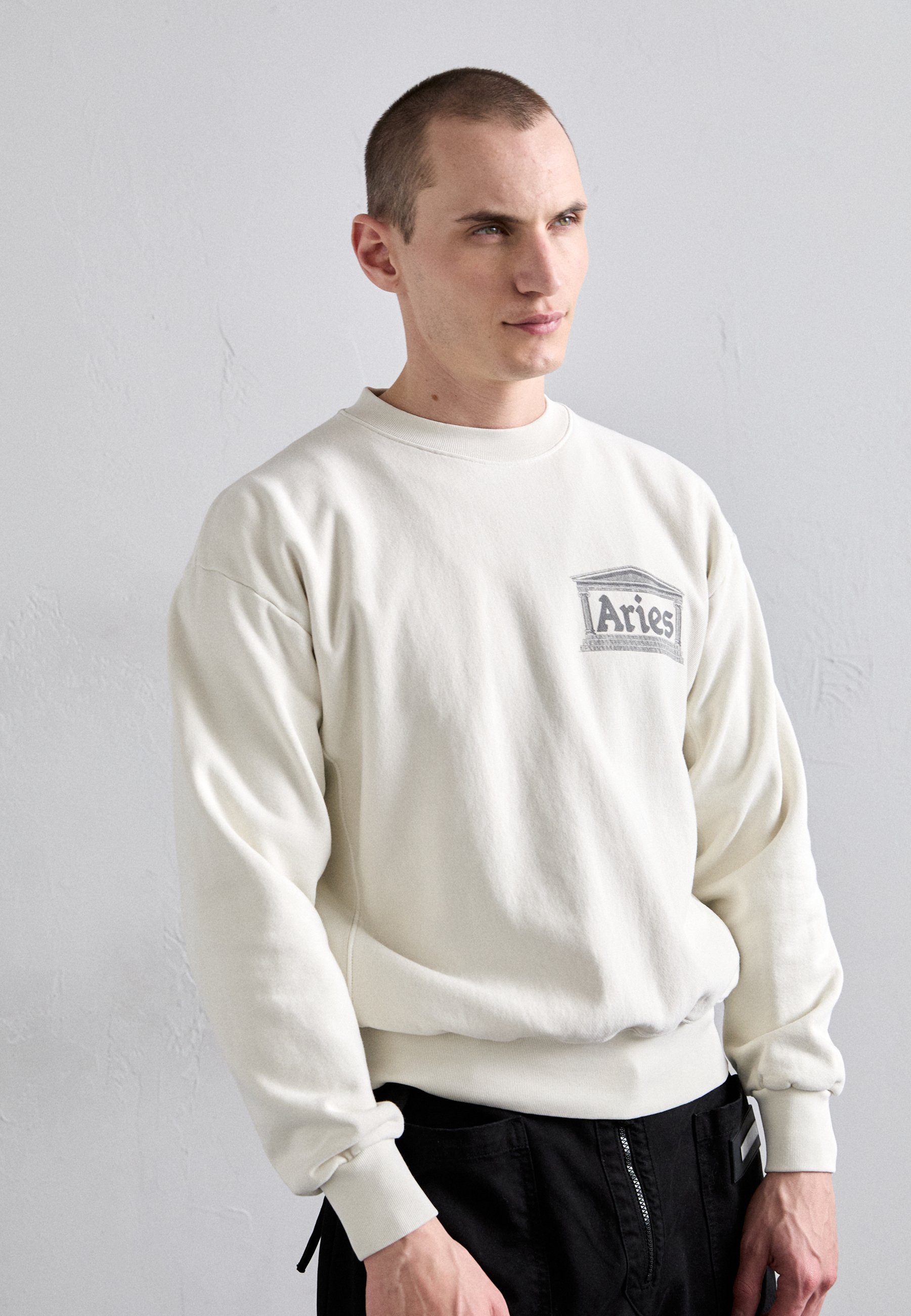 Aries PREMIUM AGED TEMPLE - Sweatshirt - off white/light