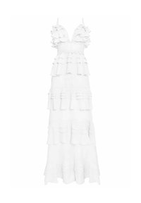 True Decadence RUFFLE - Festklänning - white linen