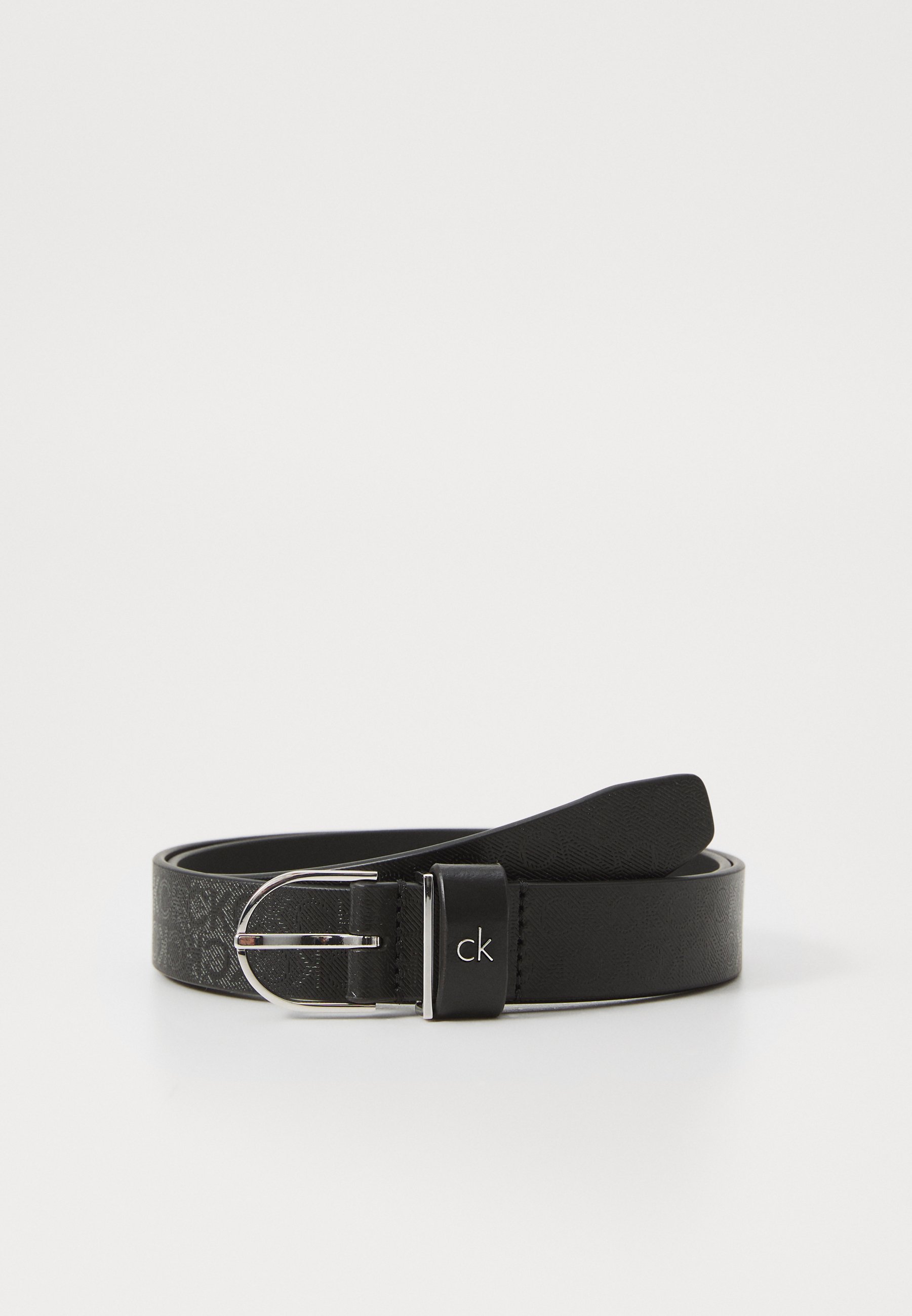 Calvin Klein ROUND BUCKLE Cintura black/nero - Main Image