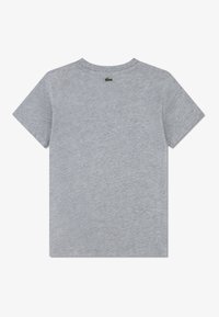 Lacoste PUFF TEE - Marškinėliai su spaudiniu - argent chine heather