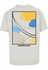 Merchcode UNLIMITED SKILLS  - T-shirts print - lightasphalt