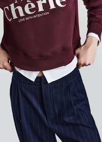 Calliope PALAZZO GESSATI - Stoffhose - var blu notte