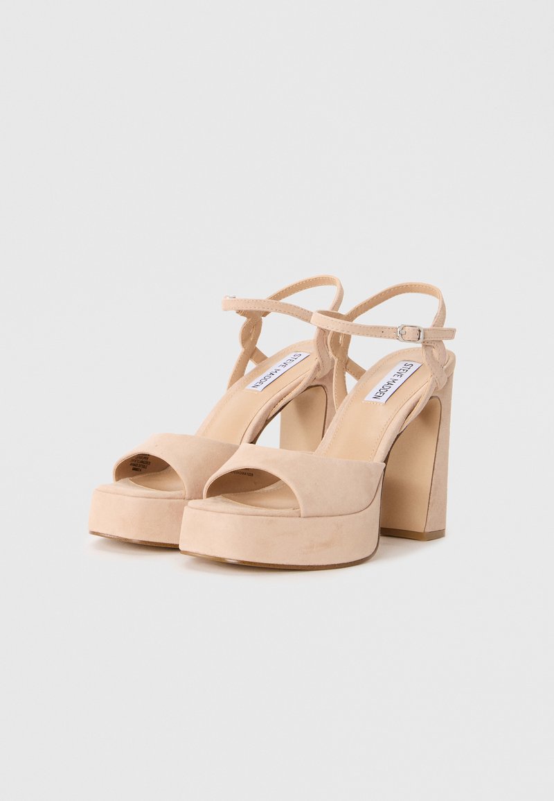 Steve Madden - Balia - Sandali con tacco oro rosa con decorazioni