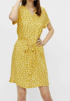 Object Abito a camicia - mottled yellow