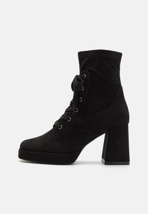High Heel Stiefelette - black