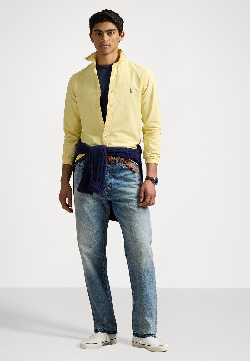 Polo Ralph Lauren SLIM FIT OXFORD SHIRT - Shirt - yellow oxford/yellow -  Zalando.co.uk