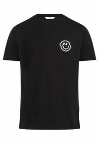 BECKHAM TEE - Trükipildiga T-särk - black