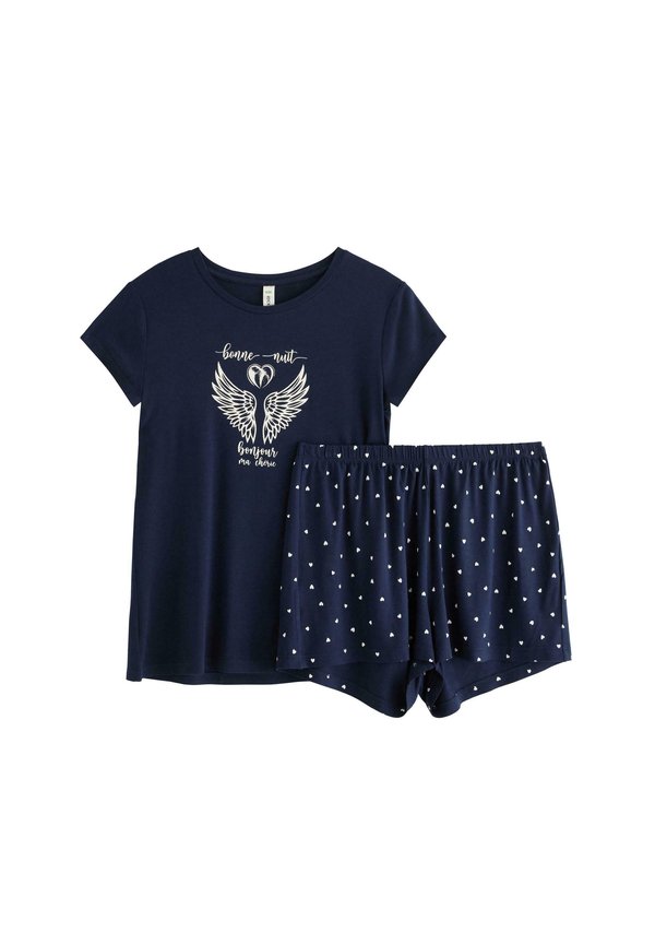 SET  HEARTS AND DOGS - Nachtwäsche Set