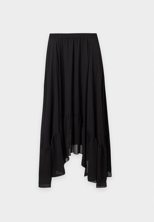 MICHAEL Michael Kors, HIGH LOW SKIRT - Μάξι φούστα - black