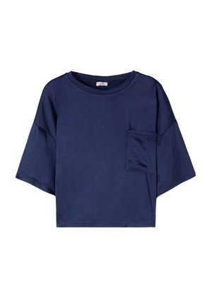 Oltre, BLUSA BOXY - Blusa - blu