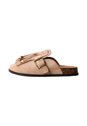 Super Mode, MULES PLATES À ENFILER SUPER MODE JOALICE - Mules - kaki-beige