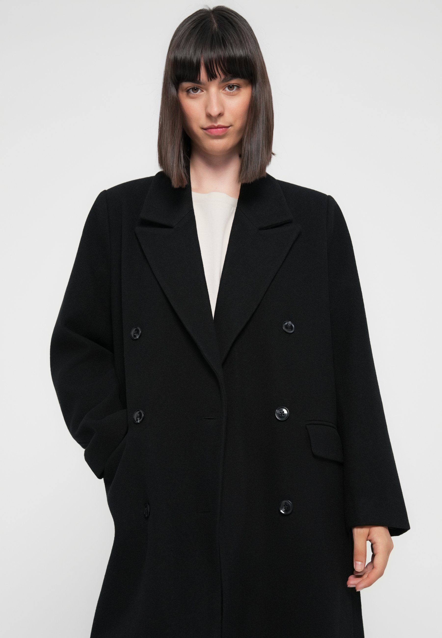 Samsøe Samsøe JILL COAT - Classic coat - black - Zalando.co.uk