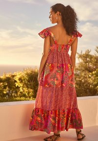 Next FRILL SLEEVE  TALL  REGULAR FIT - Maxi šaty - bright pink red