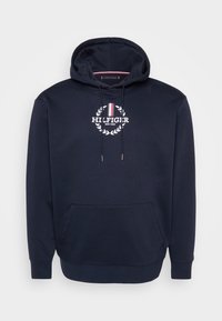 Tommy Hilfiger GLOBAL STRIPE WREATH HOODY - Hoodie - desert sky