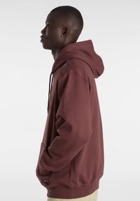 Vans OVAL LOOSE - Felpa con cappuccio - bitter chocolate