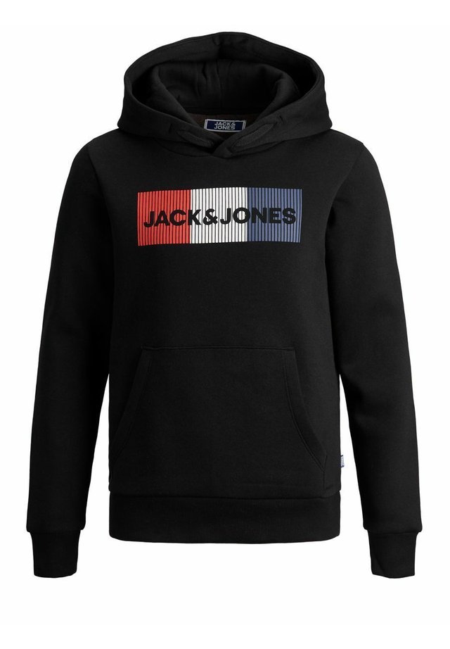 JJECORP LOGO HOOD - Kapuzenpullover - black