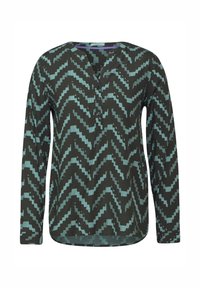 Camicetta Donna Cecil In Viscosa Con Stampa Foil - Scollo Rotondo E Maniche Lunghe - Foto 6