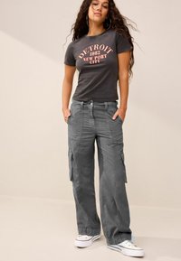 Next ADJUSTABLE WAIST  - Reisitaskuhousut - charcoal grey