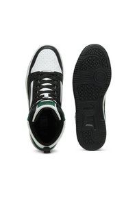 Puma REBOUND V6 UNISEX - Høye joggesko - white- black-vine