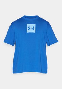 HEAVYWEIGHT OVERSIZED BOX LOGO - Sports T-shirts - tech blue/horizon blue