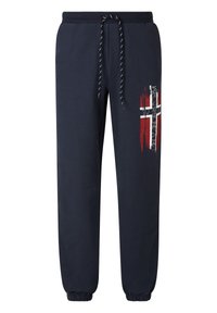 Jan Vanderstorm VEGAR - Tracksuit bottoms - dunkelblau