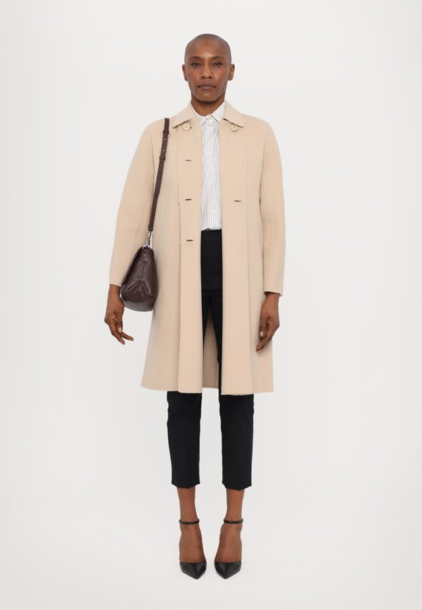 AVENUE - Classic coat - sand4
