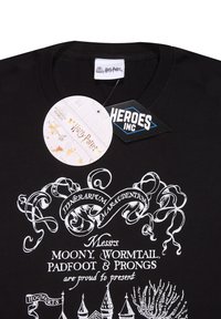 Harry Potter HARRY POTTER MARAUDERS MAP - T-shirts print - black