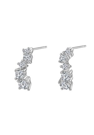 CELESTIAL SPARKLE - Ohrringe - silver-coloured