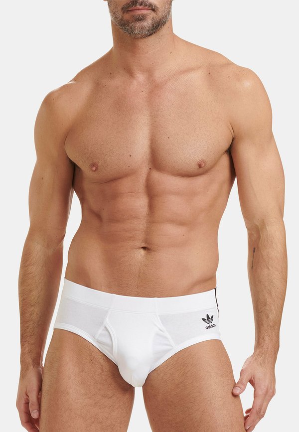 3 PACK - Briefs - gris chiné marine blanc