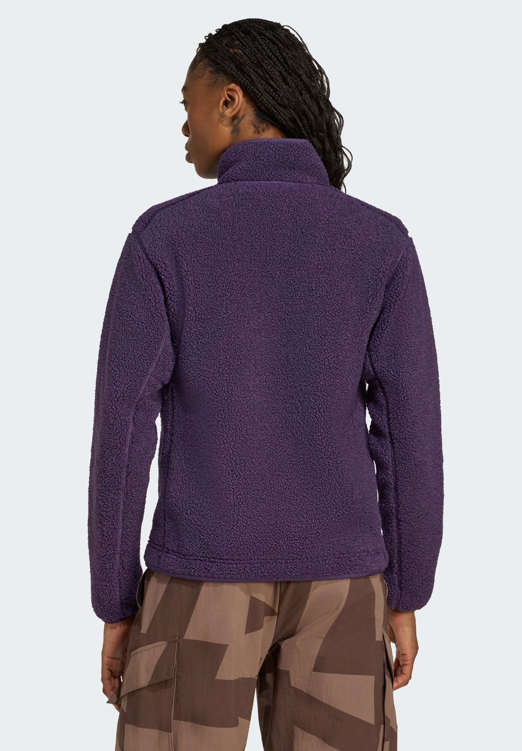 adidas Terrex XPLORIC HIGH PILE - Fleecepullover - aurora plum