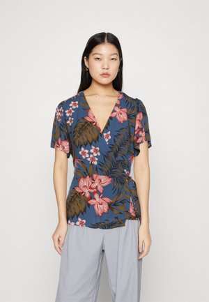 VILA VIMAYA WRAP - Μπλούζα - federal blue