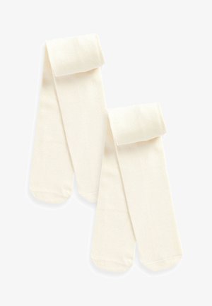 2 PACK - Collants - oatmeal plain