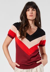 4funkyflavours Print T-shirt - bordeaux