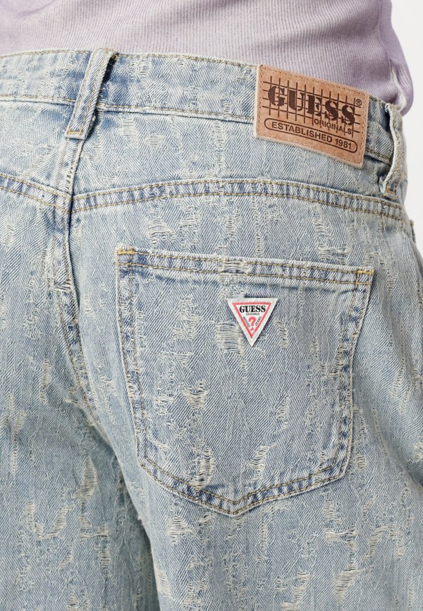 BERMUDA - Denim shorts - distressed denim4