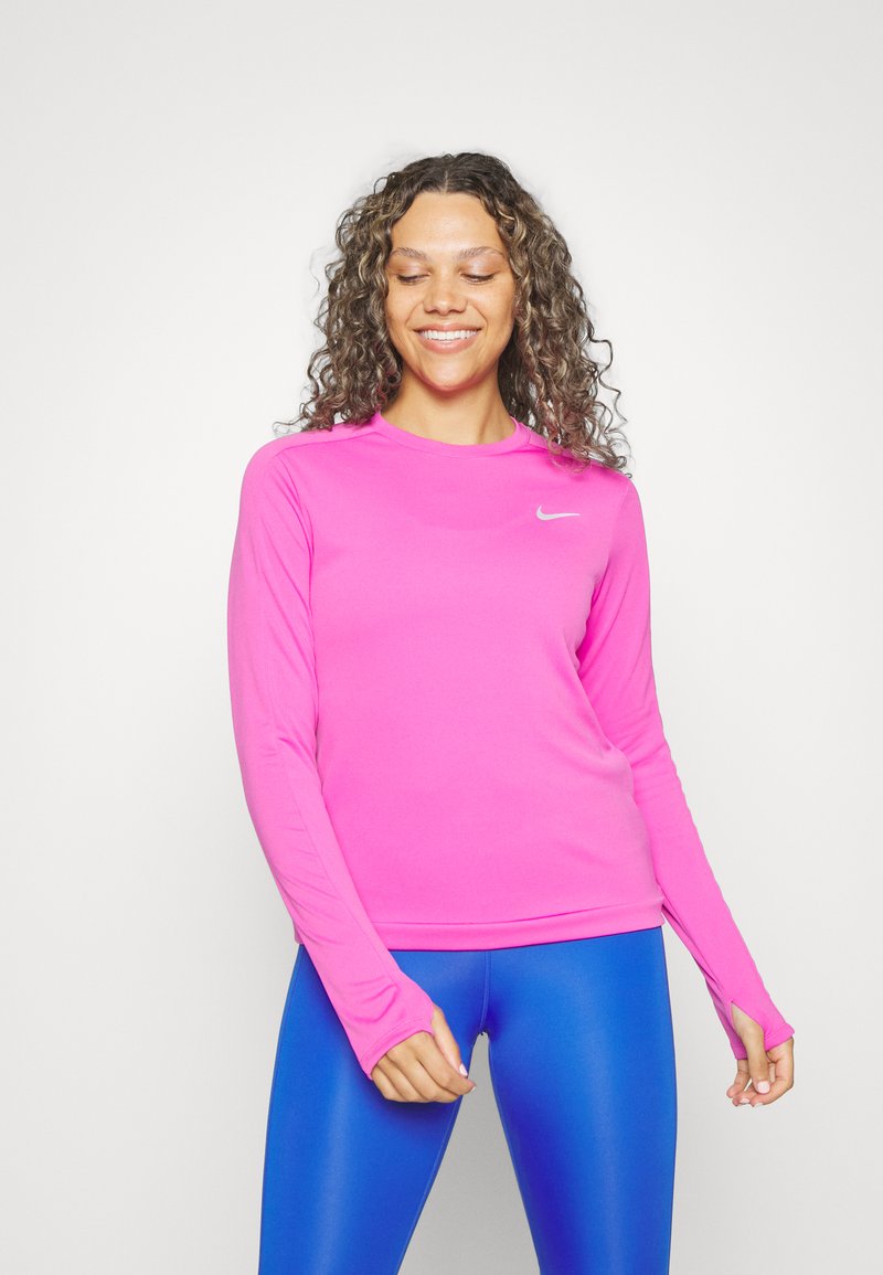 Nike Performance - PACER CREW - Top s dlhým rukávom - active fuchsia, Zväčšiť