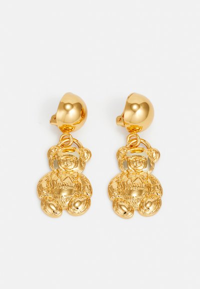 MOSCHINO ARCHIVE TEDDY BEAR EARRING - Fülbevalók - color oro lucido