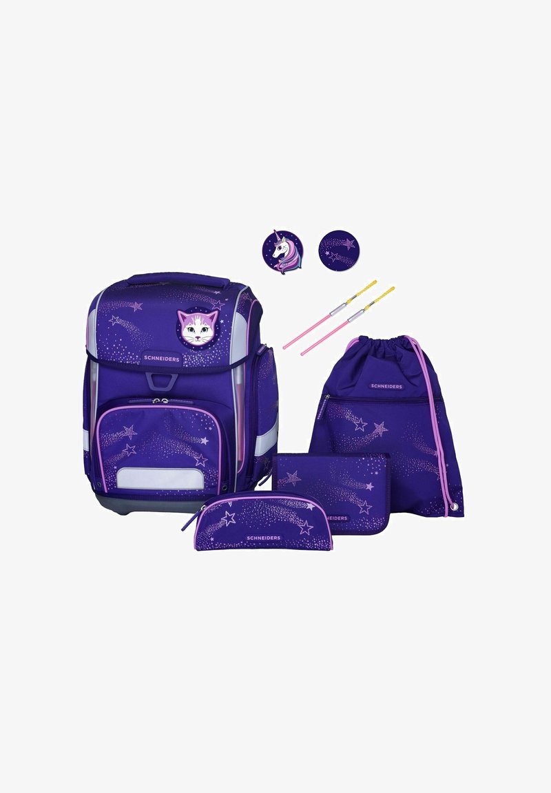 Schneiders ERGOLITE SET 8-TEILIG - Schulranzen - violet