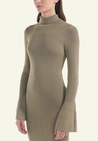 Adlysh Strickkleid - metallic macchiato