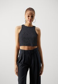 Vero Moda - VMMILA CROP - Top - black Thumbnail-Bild 1