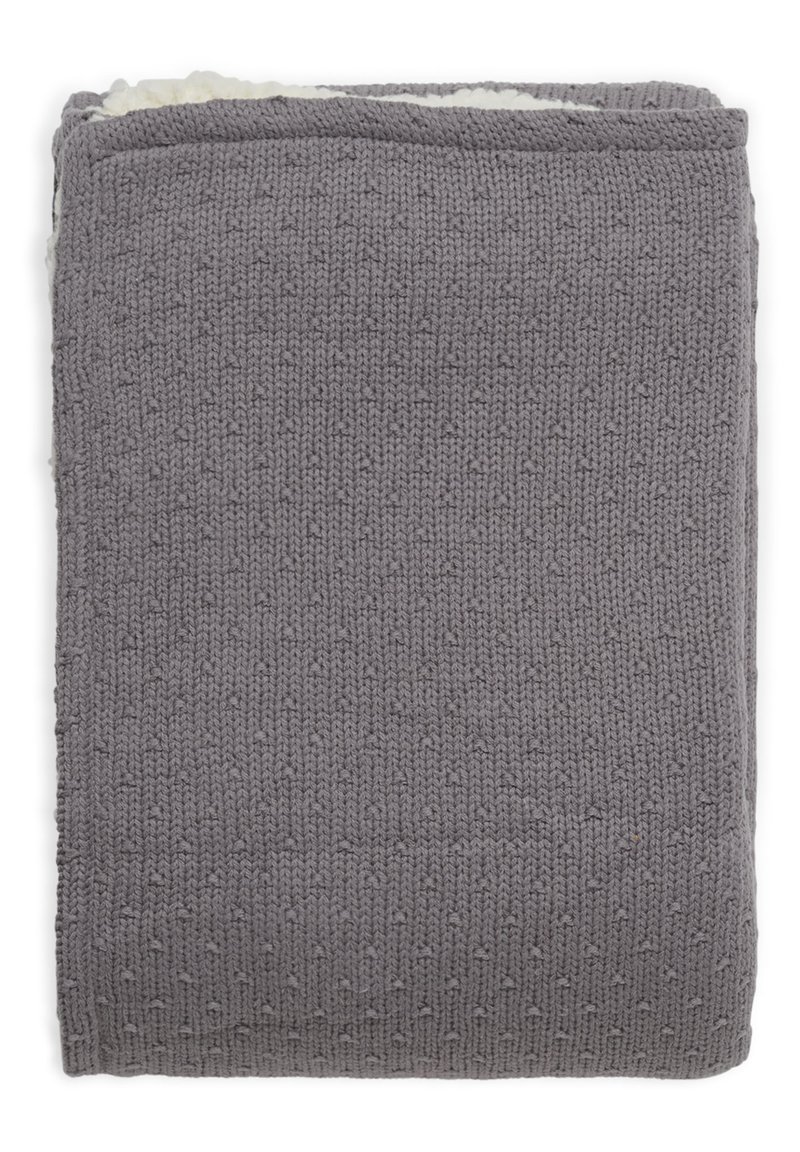 Jollein WIEG BLISS KNIT TEDDY Baby blanket grey Zalando