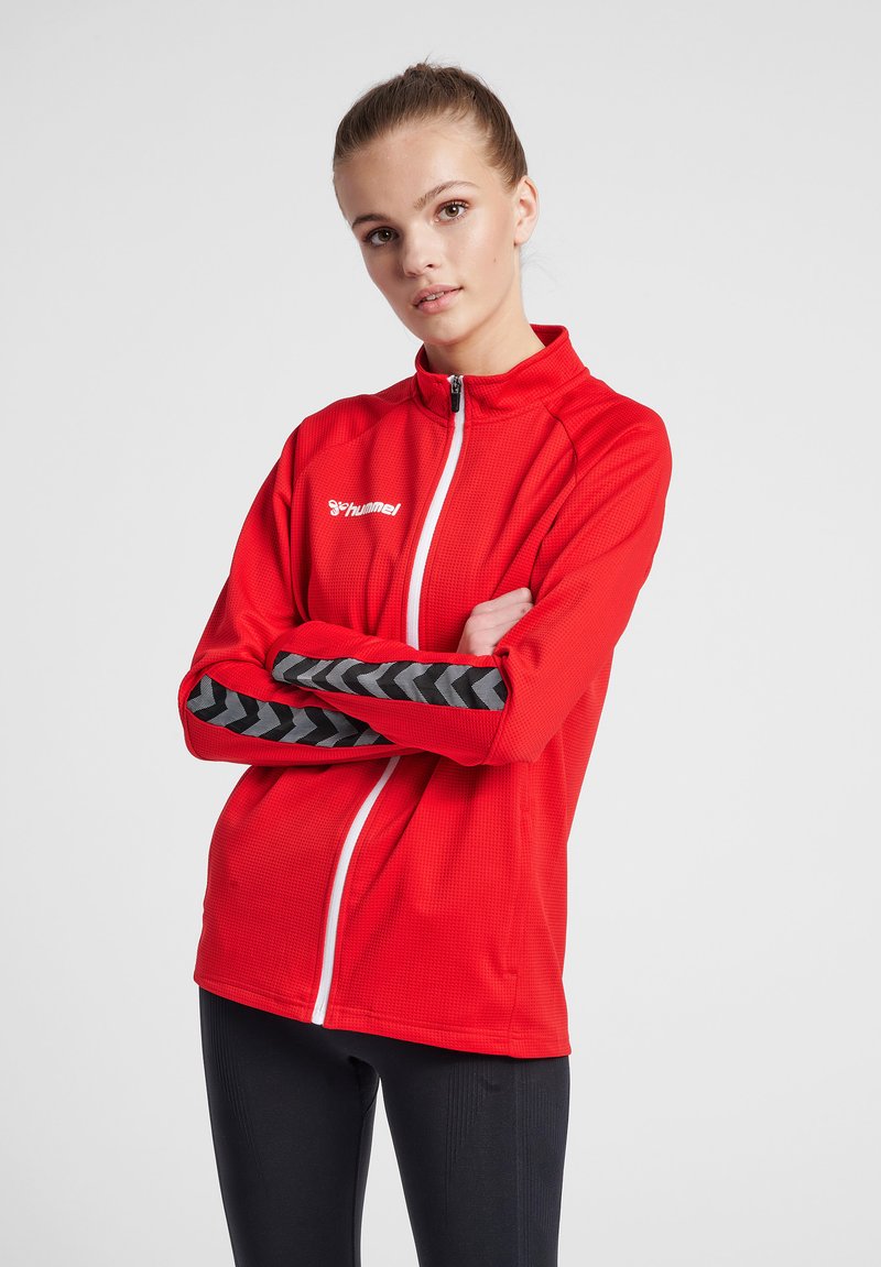 Damen Leichte Jacken | Hummel HMLAUTHENTIC Trainingsjacke true red/pink - KL16002 Damen Leichte Jacken | Hummel HMLAUTHENTIC Trainingsjacke true red/pink - KL16002