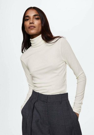 SELECTA - Long sleeved top - šedobílá