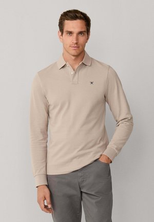 CLASSIC LOGO LS SF RO - Polo - taupe beige